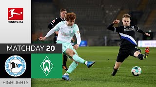 Arminia Bielefeld  SV Werder Bremen  02  Highlights  Matchday 20 – Bundesliga 202021 [upl. by Emmie247]