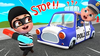 🚨Police Cars Siren is Missing   Police Baby Song  Rosoo Nursery Rhymes amp Kids Songs [upl. by Ormsby]