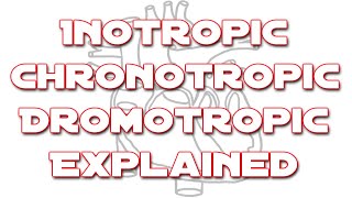 Inotropic Chronotropic And Dromotropic Explained  Something In About 5 Minutes  Medic Materials [upl. by Carnahan]