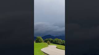 S Floriano III Tambre VI stormy Alpago Veneto Italy 280924 alpago stormy cumulonimbus [upl. by Rivard732]