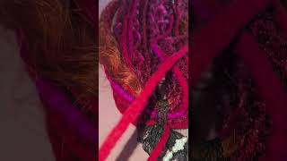 Dreadlocks Dreads Zöpfe Locken Haarverlängerung crochet Braids microrings hairstyle [upl. by Calandra]