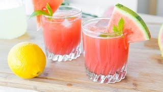 WATERMELON LEMONADE  Nonalcoholic Drink Miniseries [upl. by Forsta760]