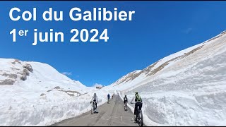 Col du Galibier  entre deux murs de neige [upl. by Prebo]