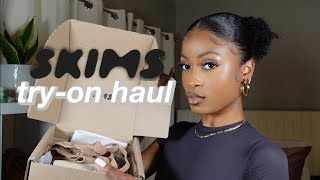 I FINALLY TRIED SKIMS SKIMS HAUL REVIEW amp TRYON Bri Bbyy [upl. by Ailekahs566]