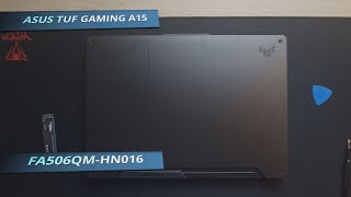 ASUS TUF Gaming A15 RTX3060 demontaż dysk m2  Rozkładamy i dokładamy drugi dysk M2 [upl. by Chang546]