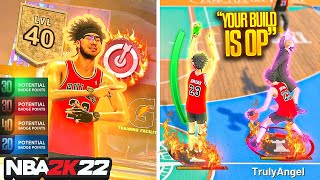 THE 1 ISO BUILD ON NBA 2K22 THE 2WAY SLASHING PLAYMAKER BUILD IS BACK amp BETTER GAME BREAKING [upl. by Imorej]