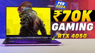 Best Gaming Laptop Under 70000🔥UNREAL Performance🔥Best Laptop Under 70000 With RTX 4050 [upl. by Glad830]