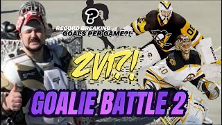 Goals per Game Record SHATTERED  GOALIE BATTLE 2V1 Full Game [upl. by Ecirtel913]