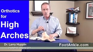 Best Orthotics for High Arched Feet  Seattle Podiatrist Larry Huppin [upl. by Helbonnah758]