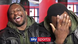 Dillian Whyte bursts into LAUGHTER at Wilder and calls out Fury [upl. by Aterg]