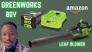 New 80V Greenworks Leaf Blower  Super Powerful Unboxing [upl. by Nwahs589]