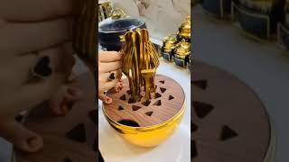 Best kitchen utensils golden cutlery set🥄🥄 [upl. by Mccahill]