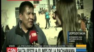 C5N  Turismo Salta festeja el mes de la Pachamama [upl. by Gnirol]