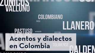 Acentos y dialectos en Colombia [upl. by Eimilb]