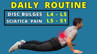 L4 L5 L5 S1 disc bulges best home exercises for pain relief [upl. by Lune]