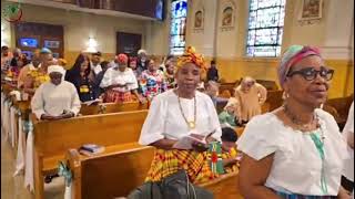 Mass for Dominica in the Bronx New York [upl. by Nnoryt518]