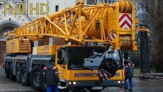 LIEBHERR  Giant Crane and Extreme Surgery  Lodz Poland [upl. by Ladd]