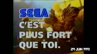 60 Publicités en francais MEGADRIVE des années 90 SEGA cest plus fort que TOI [upl. by Siocnarf]