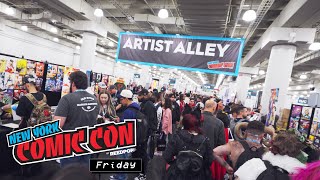 Artist Alley at New York Comic Con 2024  Friday nycc [upl. by Ahsenal]