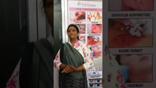 Knee pain osteoarthritis amp ligament sprain cured naturally by Sujok and Acupuncture [upl. by Luas]