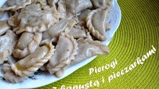 Pierogi z kapustą i grzybami [upl. by Enylhsa]