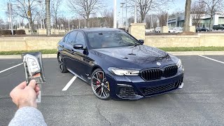 2023 BMW M550i Start Up Exhaust Test Drive Walkaround POV and Review [upl. by Aimit]