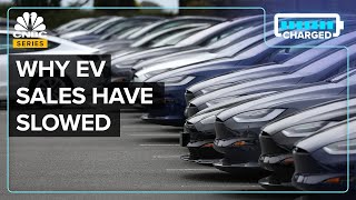 Why EVs Are Piling Up At Dealerships In The US [upl. by Llenel185]