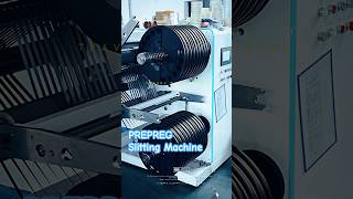 shorts Thermoplastic carbon fiber unidirectional tape prepreg slitting rewinding machine [upl. by Vivle300]