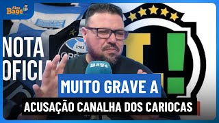 🇪🇪⚫️⚽️🔵 Grêmio predisa reagir contra acusação canalha do diário Lance e abonada pelo Flamengo [upl. by Airaet755]