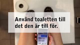 Använd toaletten på rätt sätt – film 2 [upl. by Medarda]