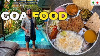 GOA ki Fish Thali Ros Omelette Food Tour in South Goa [upl. by Budge790]