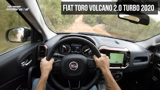 Fiat Toro Volcano 20 Diesel AT 4x4 2020  POV [upl. by Sirraf]