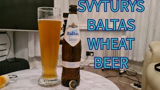 SVYTURYS BALTA WHEAT BEER REVIEW [upl. by Marten]