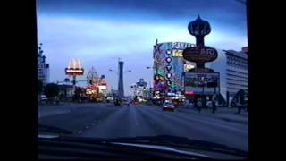 Drive up the Las Vegas Strip  April 1994 [upl. by Coray]