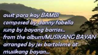 awit para kay bambi [upl. by Ayouqat]