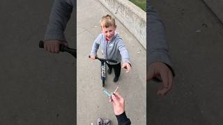 i made his year😇 scooter skatepark funny comedy skate fun happy challenge [upl. by Tertius219]