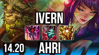 IVERN vs AHRI MID  29k DMG 7418  EUW Diamond  1420 [upl. by Arnulfo]