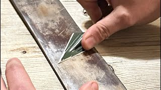 Broadhead sharpening [upl. by Zapot]