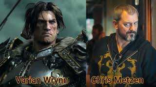 Character and Voice Actor  World of Warcraft Legion Cinematic  Varian Wrynn  Chris Metzen [upl. by Yraeht]