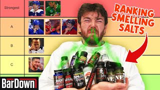 RANKING SMELLING SALTS FROM STRONGEST TO WEAKEST  SNOT ONES [upl. by Hamish]