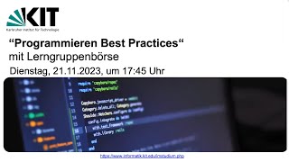 Info² Programmieren Best Practices [upl. by Anuqahs655]