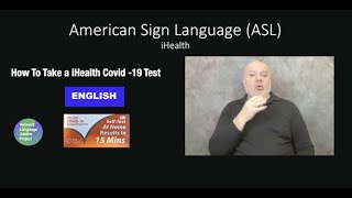 ASL Updated iHealth rapid antigen self test for Covid [upl. by Anigger]