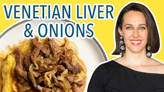 Venetian Calf Liver and Onions with Quick Polenta [upl. by Recor]