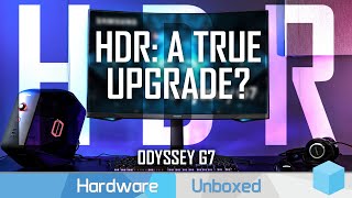 Samsung Odyssey G7 HDR Performance Is It Worth Buying for HDR [upl. by Aidnama]