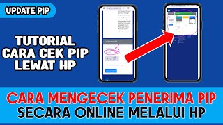 CARA CEK PIP 2024 LEWAT HP  Cek Bantuan Anak Sekolah [upl. by Trudnak]