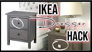 Dresser Makeover  Replacing my Ikea Drawer Knobs [upl. by Pincas]