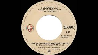 1978 HITS ARCHIVE One Nation Under A Groove Part I  Funkadelic stereo 451 RampB hit [upl. by Poppo855]