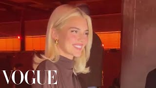 Kendall Jenner Goes Blonde at Bottega Veneta [upl. by Dietsche]