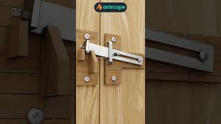 ariscope Smart Sliding Bar Latch with AutoLock Deactivation [upl. by Triplett506]