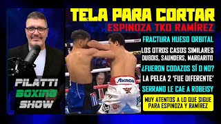 Espinoza vs Robeisy Fractura orbital casos similares tarjetas Compubox y lo qué sigue [upl. by Eyahsal]